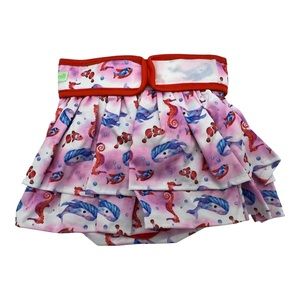 New Wegreeco Female Dog Ruffle Diaper Sea Horse Fish